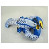 Herend Porcelain Lobster Blue Fishnet Pattern15587