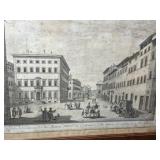 Etching PalazzoStrozziFlorence Sgrilli Zocchi 1744