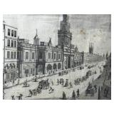 18th Century Etching Royal Market of London