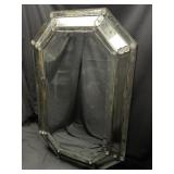 Large Decorative Antique Octagonal Venetian Mirror