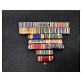 Assorted U.S. Military Ribbon Bars & Pins WWII