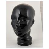 Black Glass Mannequin Display Head 2 or 2