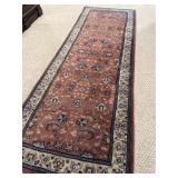 Oriental Runner 23" x 72" Salmon, Cream & Blue