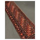 Antique Saryk Torba Silk 19thC. Handmade Rug