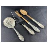 4 Towle Sterling Old Master Serving Utensils