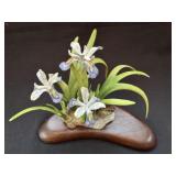 Cybis Ltd. Ed American Crested Iris w Bird