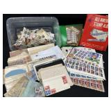 Lot of Foreign & US Stamps incl. $200+ US postage