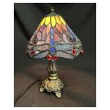 StainedGlass Dragonfly Mini-Lamp Meyda Tiffany2of2