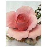 Boehm Bone Porcelain Royal Blessing Pink Rose
