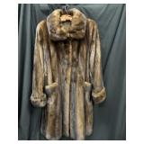 Vintage Norwegian Saga Mink Fur Coat