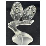 Rare Swarovski Crystal Society 2 Birds on Branch
