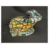 Adorable Stained Glass Frog Meyda Tiffany Lamp