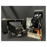 2 Antique Kodak Folding Cameras c.1909