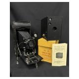 2 Kodak 3A Folding & 2A Brownie Cameras