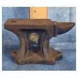 VTG. MINI JEWELER'S HOBBY ANVIL JAPAN BLUE