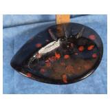 MID-CENTURY MODERN CERAMIC ASHTRAY 7.5' x 5.5'