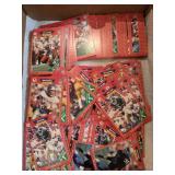 1980'S NFL FOOTBALL TRADING CARDS BOX LOT