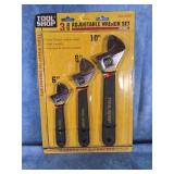 TOOL SHOP 8-PIECE ADJUSTABLE WRENCH SET