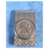BUFFALO NICKEL MONEY CLIP