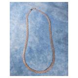 18' STERLING SILVER HERRINGBONE CHAIN 9 GRAMS