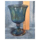 INDIANA CARNIVAL GLASS HARVEST GRAPE GOBLET