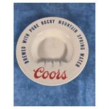 VTG. COORS BEER CERAMIC ASHTRAY