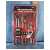 GEAR WRENCH 6 PC. SAE UNIVERSAL COMBINATION WRENCH