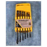 STANLEY 6 PC. BLACK CHROME COMBINATION WRENCH SET