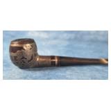 STERLING SILVER SMOKING PIPE HORSE RACING BRIAR