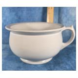 WHITE IRONSTONE CHINA - J. WEDGWOOD CHAMBER POT