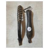 VINTAGE CAST IRON STOVE LID LIFTERS