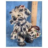 VTG. ITALIN SPAGHETTI TERRIER DOG FIGURINE 7.5'