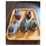 DUCK FIGURINES BOX LOT