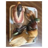 DUCK FIGURINES BOX LOT