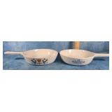 TWO CORNING WARE 6' MENUETTE SKILLETS