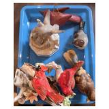 BIRD FIGURINES BOX LOT
