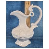 VTG. WHITE CERAMIC PITCHER