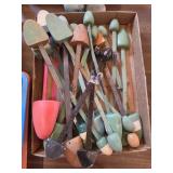 VINTAGE SHOES STRETCHERS BOX LOT