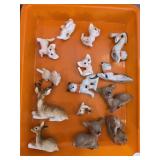 ANIMAL FIGURINES BOX LOT