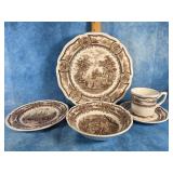 J&G MEAKIN 'AMERICANA STYLE HOUSE' 5 PIECE SETTING