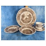 J&G MEAKIN 'AMERICANA STYLE HOUSE' 5 PIECE SETTING