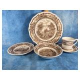 J&G MEAKIN 'AMERICANA STYLE HOUSE' 5 PIECE SETTING