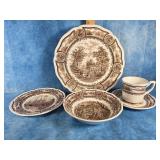 J&G MEAKIN 'AMERICANA STYLE HOUSE' 5 PIECE SETTING