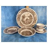 J&G MEAKIN 'AMERICANA STYLE HOUSE' 5 PIECE SETTING