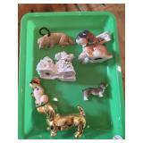 DOG FIGURINES BOX LOT