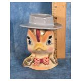 ACME WARE JAPAN  DUCK HEAD VASE PLANTER