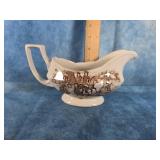 J&G MEAKIN 'AMERICANA STYLE HOUSE' GRAVY BOAT