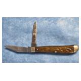 VTG. MADE IN U.S.A. 2 - BLADE  POCKET KNIFE