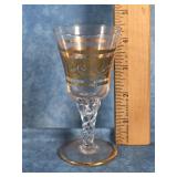 SET OF 5 CORDIAL BAR GLASSES 1 OZ.