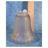 ART NOUVEAU STYLE HAND-BLOWN OPALESCENT SHADE